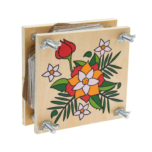 Emkay retro flower - flower, press