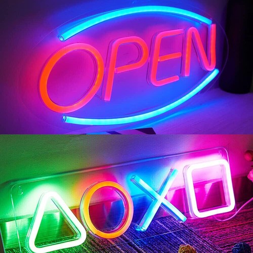 Led open welcome shop sign - led,