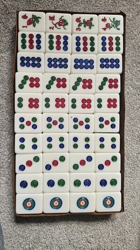 Vintage mah jong set 166 - mah,