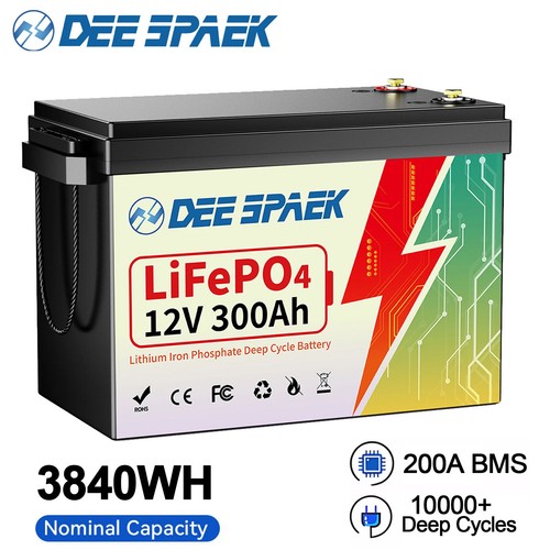 12v 300ah lifepo4 lithium - 300ah,