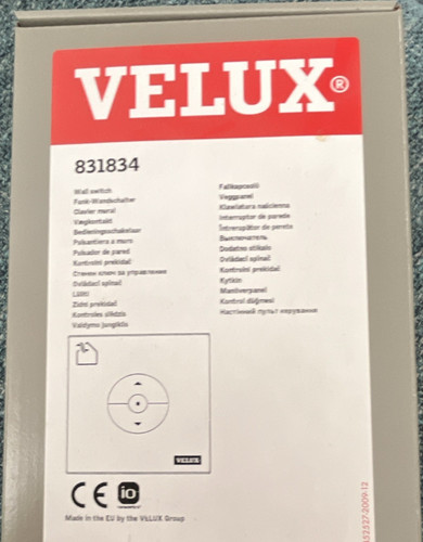 Velux 831834 remote - velux, controlled