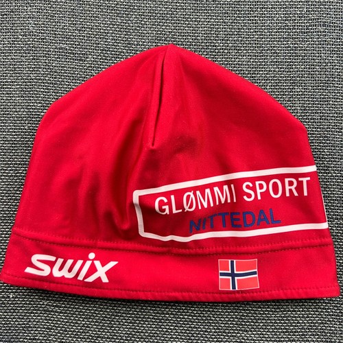 Swix red beanie hat - red, ski