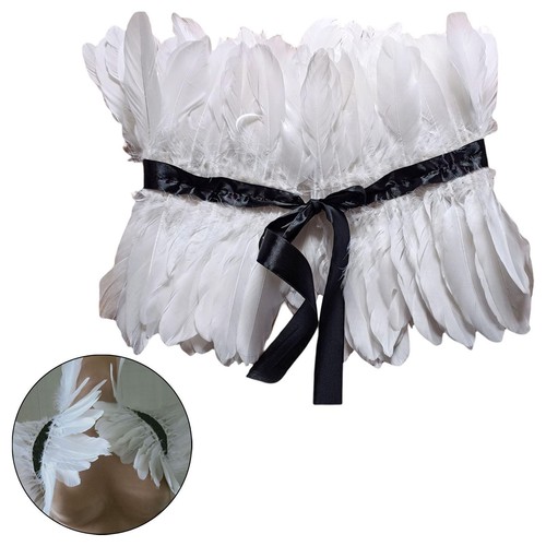 False feather shrug capes - shrug,