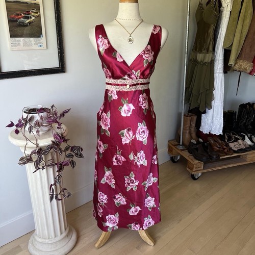 Vtg floral maxi slip - vtg,