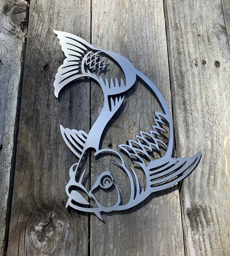 Koi carp fish steel - koi,
