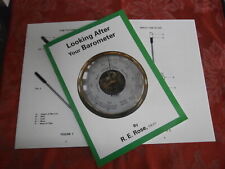 BAROMETER Looking After Your banjo wheel stick fitzroy aneriod barographs clock