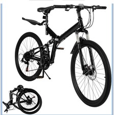 21-Speed Folding Mountain Bike