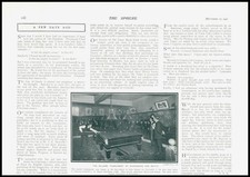 1906 LONDON Billiard