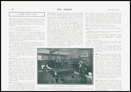 1906 london billiard - london,