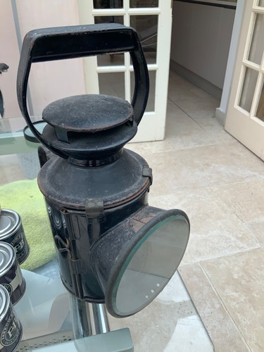 Early vintage railway - , lamp