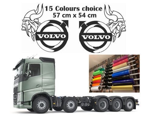 Volvo truck side body - decals, x