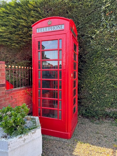 British red telephone box - british,