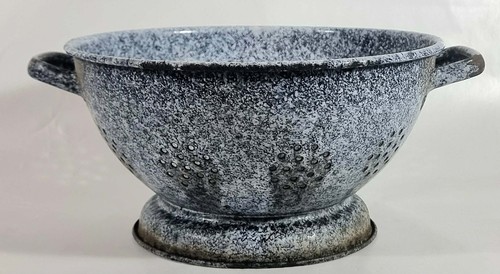 Antique speckled enamel - antique,
