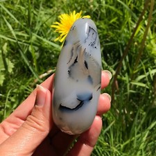 DENDRITIC Agate Massage Wand Crystal Dendrite