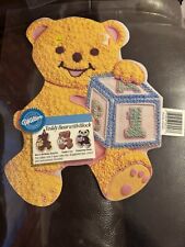 Teddy Bear With Block Wilton Cake Tin