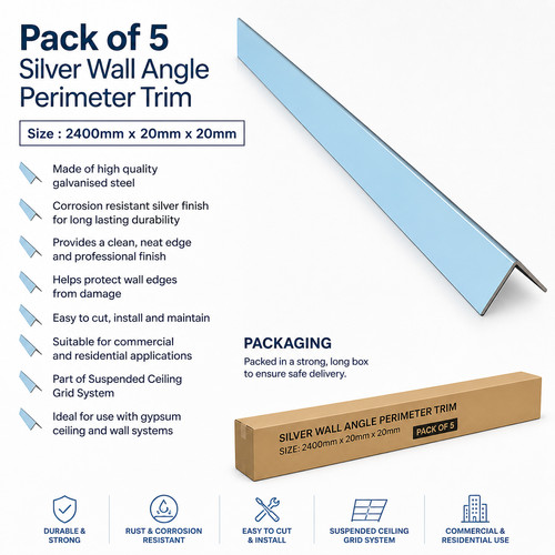 Pack silver wall - of,