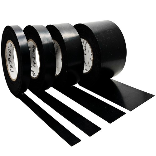 Black solid rubber strips - black,