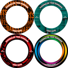 Personalised Dartboard Surround Heavy Duty Dart Board Rubber Ring Designs