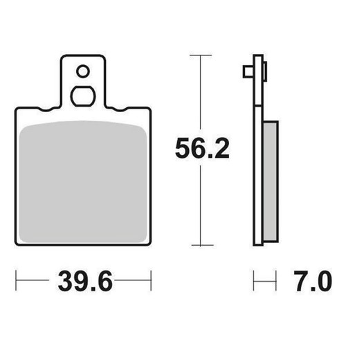 Sbs rear motorcycle brake pads - motorcycle,