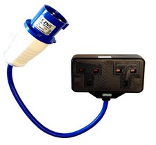 Generator Fly Lead 16 Amp Plug