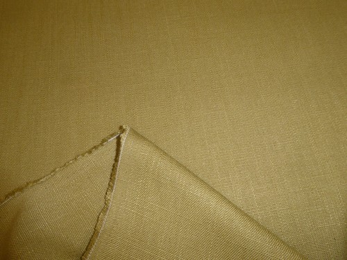 Green linen blend fabric from - linen,