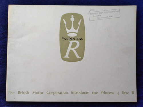 Vanden plas princess litre r - vanden,
