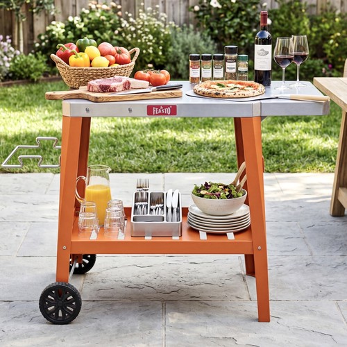 Grill cart table with - cart,