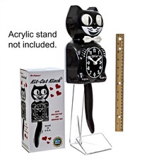 Timeless Black Kit Cat Clock