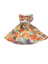 NEW kids girls orange/green