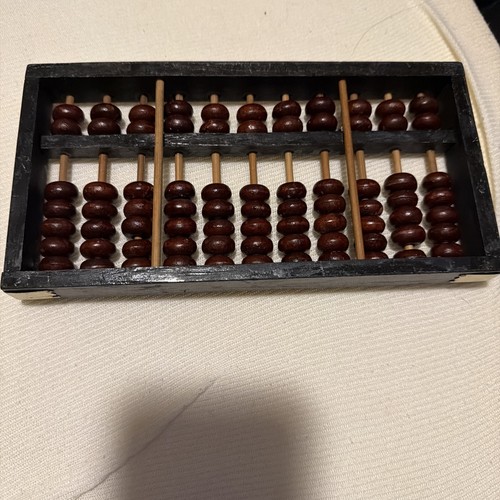 Vintage wood abacus rods - vintage,