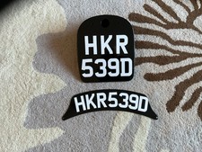 Norton Jubilee Number Plates