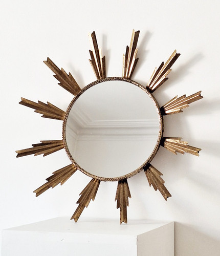 Mid century vintage gold metal - century,