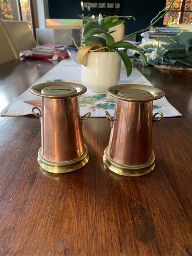 Rare pair arts crafts copper - pair, &
