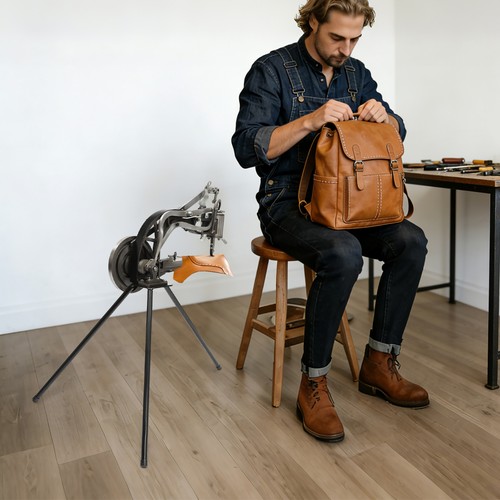 Leather cobbler sewing machine - cobbler,