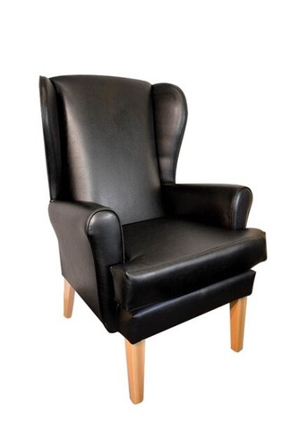 Fireside wing chair high - wing, back