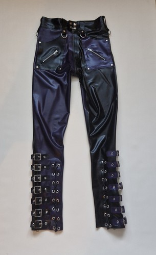 Latex rubber jeans fetish - rubber, kink