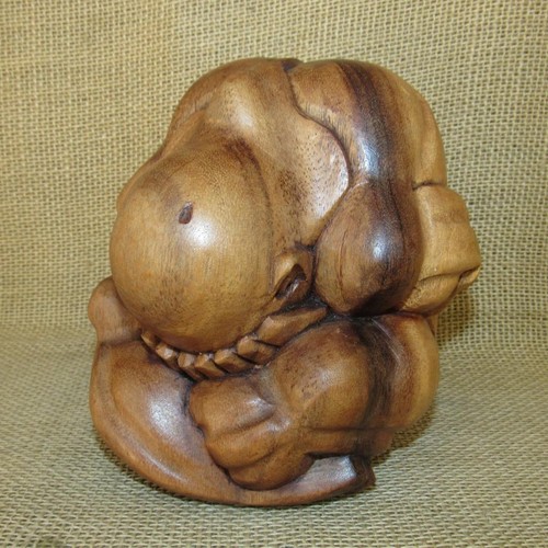 Hand carved yogi man orang - carved, /
