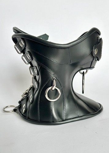 Steampunk real leather - , posture