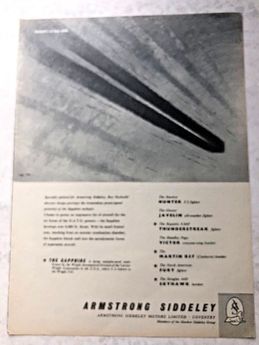 1954 aircraft advert armstrong - 1954,