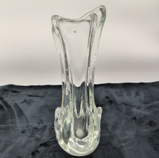 Czech Swung Glass Vase Jan