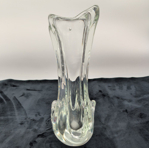 Czech swung glass vase jan - vase,