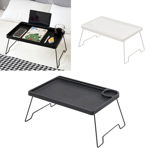 Plastic bed tray with - plastic, metal
