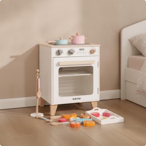 Kids wood toy kitchenette with - wood,