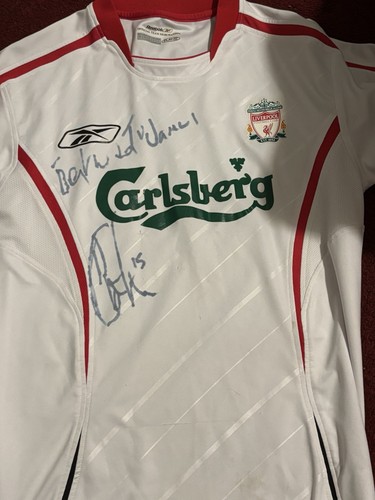 Autographed liverpool shirt - liverpool,