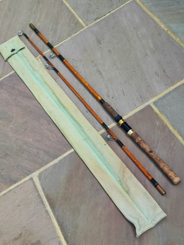 Split cane vintage fishing rod - cane,
