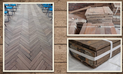 Reclaimed 105 year - old, solid