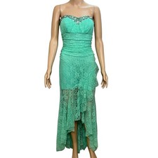 Y2K Deb Lace Prom Dress Gown