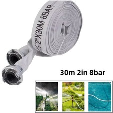 98ft Fire Hose Flat Hose 2'' diameter 30m long water hose pressure 116 PSI