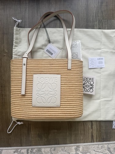 Loewe raffia bag - loewe,