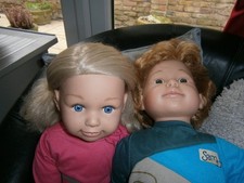 Sally and Sam  Dolls Zapf